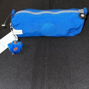 NWT Kipling Royal Blue Pouch w/ Monkey Keychain